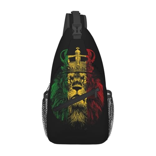 KWQDOZF Verstellbarer Sling-Rucksack mit US-Jungferninseln-Flagge – Lässige Umhängetasche für Reisen, Fitnessstudio und den täglichen Gebrauch von KWQDOZF