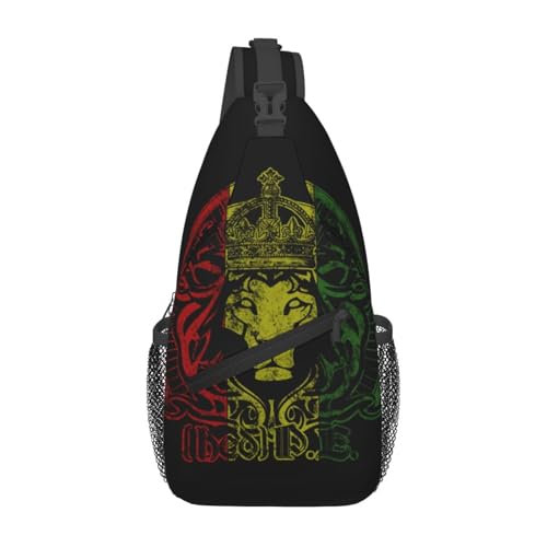 KWQDOZF Verstellbarer Sling-Rucksack mit US-Jungferninseln-Flagge – Lässige Umhängetasche für Reisen, Fitnessstudio und den täglichen Gebrauch von KWQDOZF