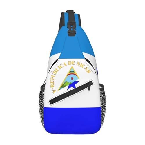 KWQDOZF Verstellbarer Sling-Rucksack mit amerikanischer Angelflagge im Vintage-Stil – Lässige Umhängetasche für Reisen, Fitnessstudio und den täglichen Gebrauch von KWQDOZF