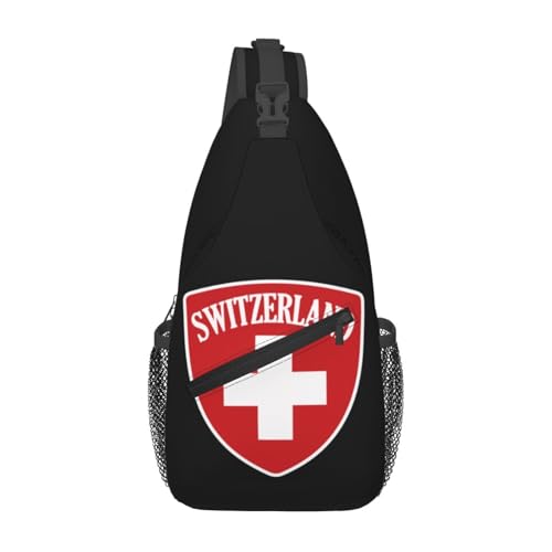 KWQDOZF Verstellbarer Sling-Rucksack mit halbamerikanischer Nicaraguanischer Flagge im Vintage-Stil – Lässige Umhängetasche für Reisen, Fitnessstudio und den täglichen Gebrauch von KWQDOZF