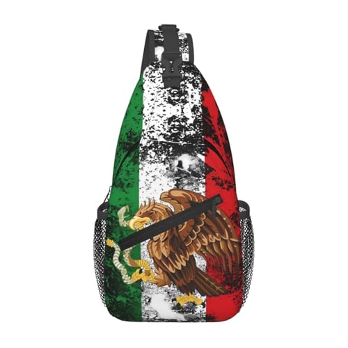 KWQDOZF Vintage Welder American Flag Welding Verstellbarer Sling-Rucksack – Lässige Umhängetasche für Reisen, Fitnessstudio und den täglichen Gebrauch von KWQDOZF
