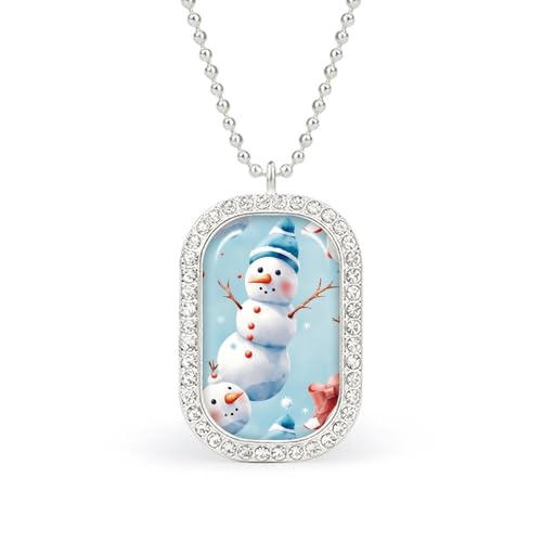 KWQDOZF Weihnachts-Schneemann-Halskette mit modischem Bild, personalisierter Foto-Erinnerungsanhänger, Schmuck für Männer und Frauen KWQDOZF Weihnachts-Schneemann-Halskette mit modischem Bild, personalisierter Foto-Erinnerungsanhänger, Schmuck für Männer und Frauen von KWQDOZF
