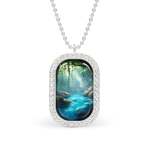 KWQDOZF ine in Cave – Modische Halskette mit Bild, personalisierter Foto-Erinnerungsanhänger, Schmuck für Männer und Frauen KWQDOZF ine in Cave – Modische Halskette mit Bild, personalisierter Foto-Erinnerungsanhänger, Schmuck für Männer und Frauen von KWQDOZF