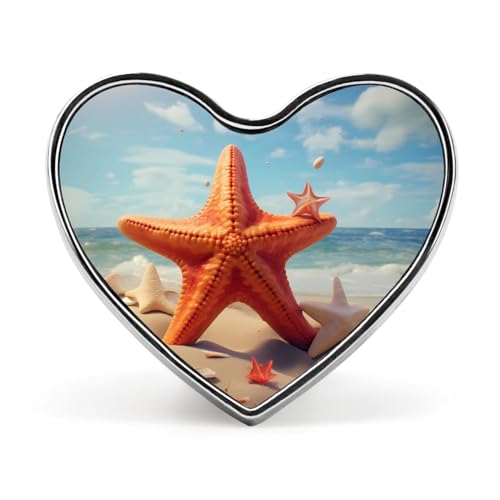 Krankenschwester Herzschlag Rotes Kreuz Runde Brosche Anstecknadel Personalisierter Reversabzeichen Schmuck für Hut Kleidung Rucksack Pins Dekor von KWQDOZF