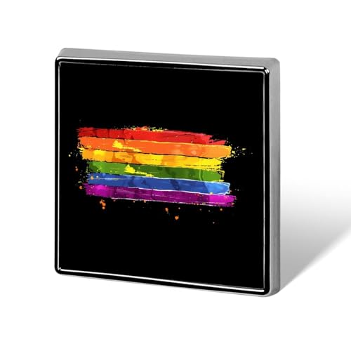LGBT Regenbogen Quadratische Revers-Krawattennadeln Lustige Brosche Anstecknadel Button Abzeichen Hut Kleidung Zubehör für Männer Frauen LGBT Regenbogen Quadratische Revers-Krawattennadeln Lustige Brosche Anstecknadel Button Abzeichen Hut Kleidung Zubehör für Männer Frauen von KWQDOZF