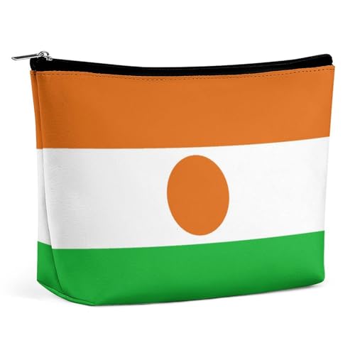 Leichte Make-up-Tasche mit Niger-Flagge, wasserdichte Kosmetiktasche für Geldbörse, Reise-Organizer von KWQDOZF