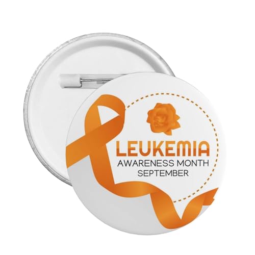 Leukämie-Bewusstseins-Monat Pins Runde Brosche Button Abzeichen Aufkleber Zeichen Metall Pin Leukämie-Bewusstseins-Monat Pins Runde Brosche Button Abzeichen Aufkleber Zeichen Metall Pin von KWQDOZF