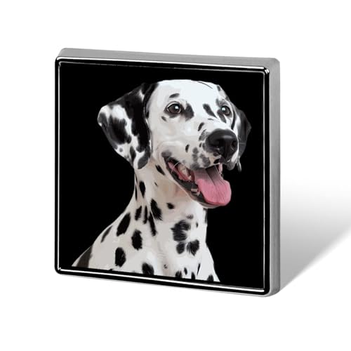 Lustige Anstecknadeln mit Dalmatiner-Flecken-Hund, Knopf, Brosche, Abzeichen, Hut, Kleidung, Tasche, Schmuck für Männer und Frauen von KWQDOZF