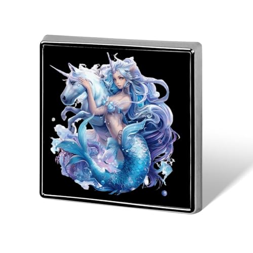 Lustige Anstecknadeln mit Einhörnern und Meerjungfrauen, Brosche, Abzeichen, Hut, Kleidung, Tasche, Schmuck für Männer und Frauen von KWQDOZF