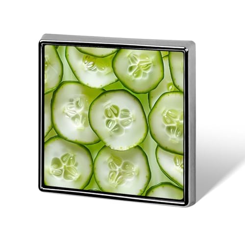 Lustige Anstecknadeln mit Gurkenscheiben, Knopf, Brosche, Abzeichen, Hut, Kleidung, Tasche, Schmuck für Männer und Frauen von KWQDOZF