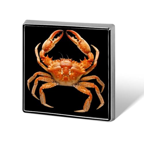 Lustige Anstecknadeln mit Krabbenmotiv, Knopf, Brosche, Abzeichen, Hut, Kleidung, Tasche, Schmuck für Männer und Frauen von KWQDOZF