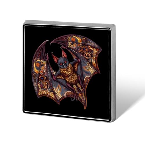 Lustige Anstecknadeln mit Paisley-Fledermaus-Motiv, Knopf, Brosche, Abzeichen, Hut, Kleidung, Tasche, Schmuck für Männer und Frauen von KWQDOZF