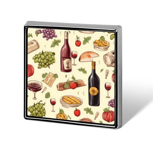 Lustige Anstecknadeln mit italienischer Küche, Knopf, Brosche, Abzeichen, Hut, Kleidung, Tasche, Schmuck für Männer und Frauen von KWQDOZF