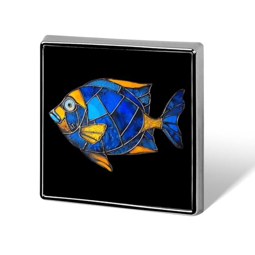 Lustige Anstecknadeln mit tropischen Fischen, Knopf, Brosche, Abzeichen, Hut, Kleidung, Tasche, Schmuck für Männer und Frauen von KWQDOZF