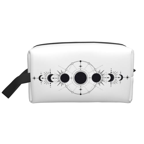 Magic Themes Reise-Kulturtasche Magic Themes Personalisierte Reise-Make-up-Tasche Große Kapazität Mit Reißverschluss Tragbare Reise-Kulturtasche In Mehreren Stilen, Geschenkidee Für Männer Und Frauen von KWQDOZF