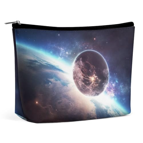 Make-up-Tasche, Reise-Kosmetiktasche, tragbare PlanetStar-Kulturtasche, große Kapazität, Reißverschlusstasche, Make-up-Organizer-Etui, wasserdichte Kulturtasche für Frauen und Männer Make-up-Tasche, Reise-Kosmetiktasche, tragbare PlanetStar-Kulturtasche, große Kapazität, Reißverschlusstasche, Make-up-Organizer-Etui, wasserdichte Kulturtasche für Frauen und Männer von KWQDOZF