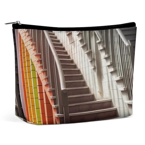 Make-up-Tasche, Reise-Kosmetiktasche, tragbare Treppen-Kulturtasche, große Kapazität, Reißverschlusstasche, Make-up-Organizer-Etui, wasserdichte Kulturtasche für Frauen und Männer Make-up-Tasche, Reise-Kosmetiktasche, tragbare Treppen-Kulturtasche, große Kapazität, Reißverschlusstasche, Make-up-Organizer-Etui, wasserdichte Kulturtasche für Frauen und Männer von KWQDOZF