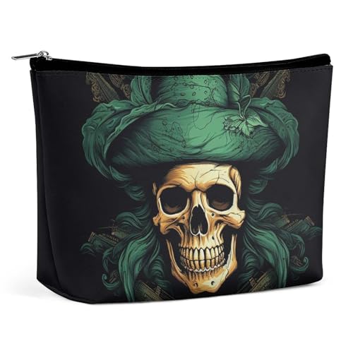Make-up-Tasche, tragbare Kosmetiktasche, Piraten-Totenkopf, Kulturbeutel, Make-up-Organizer, große Kapazität, Reißverschlusstasche, Reise-Kulturtasche für Frauen und Männer Make-up-Tasche, tragbare Kosmetiktasche, Piraten-Totenkopf, Kulturbeutel, Make-up-Organizer, große Kapazität, Reißverschlusstasche, Reise-Kulturtasche für Frauen und Männer von KWQDOZF