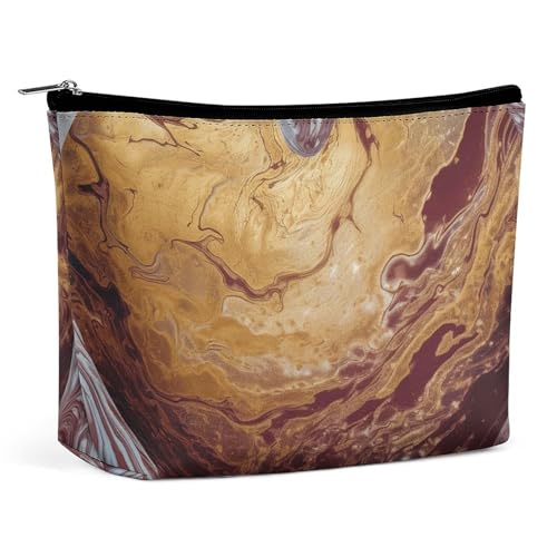 Make-up-Tasche, tragbare Kosmetiktasche, goldene Herzform, Kulturbeutel, Make-up-Organizer, große Kapazität, Reißverschlusstasche, Reise-Kulturtasche für Frauen und Männer Make-up-Tasche, tragbare Kosmetiktasche, goldene Herzform, Kulturbeutel, Make-up-Organizer, große Kapazität, Reißverschlusstasche, Reise-Kulturtasche für Frauen und Männer von KWQDOZF