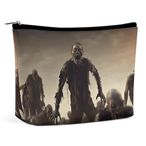 Make-up-Tasche, tragbare Kosmetiktasche, viele Zombie-Kulturbeutel, Make-up-Organizer-Etui, große Kapazität, Reißverschlusstasche, Reise-Kulturtasche für Frauen und Männer Make-up-Tasche, tragbare Kosmetiktasche, viele Zombie-Kulturbeutel, Make-up-Organizer-Etui, große Kapazität, Reißverschlusstasche, Reise-Kulturtasche für Frauen und Männer von KWQDOZF