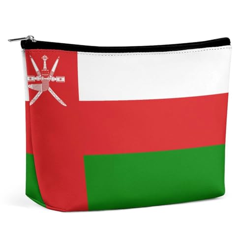 Make-up-Tasche mit Oman-Flagge für Geldbörse, Kosmetiktasche, Reise-Kulturbeutel, Organizer für Damen von KWQDOZF