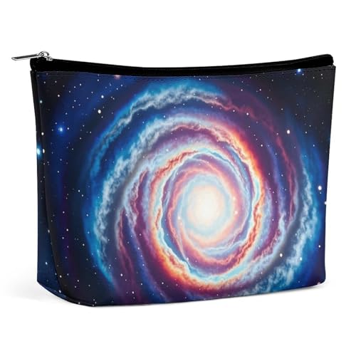 Make-up-Tasche mit Weltraumnebel, Gaswolke, für Damen, tragbar, wasserdicht, ästhetisch, tragbar, für Reisen und Arbeit von KWQDOZF