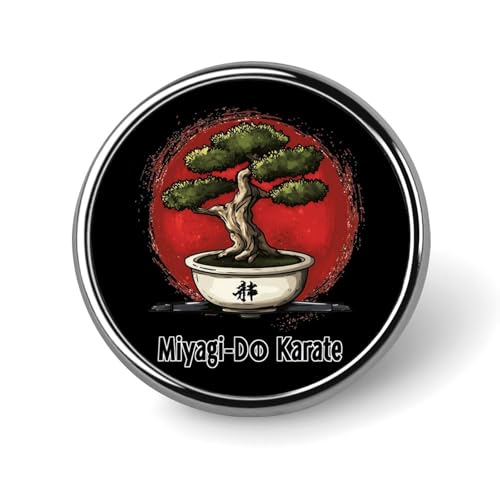 Miyagi-Do Karate Bonsai Tree Brooch Pins for Women Men Cute Badge Lapel Pins for Backpack Dress Accessories von KWQDOZF