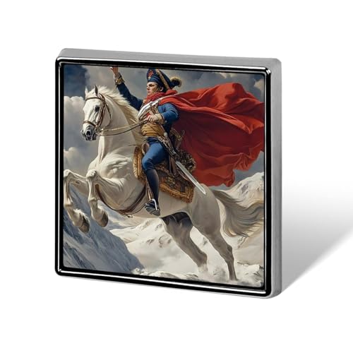 Napoleon Crossing The Alps Reproduction Brooch Pins for Women Men Square Collar Lapel Pins Coat Jacket Accessories Napoleon Crossing The Alps Reproduction Brooch Pins for Women Men Square Collar Lapel Pins Coat Jacket Accessories von KWQDOZF