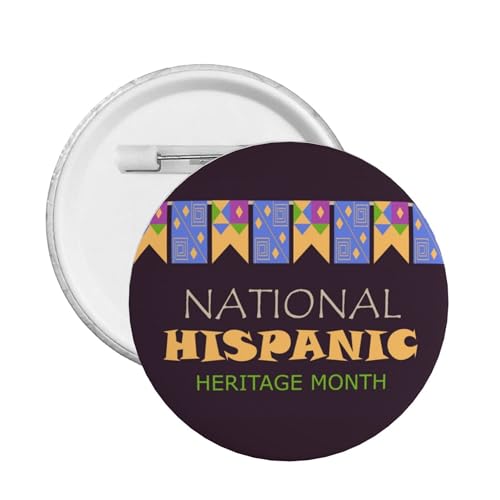 National Hispanic Heritage Month Pins Runde Brosche Button Abzeichen Aufkleber Zeichen Metall Pin National Hispanic Heritage Month Pins Runde Brosche Button Abzeichen Aufkleber Zeichen Metall Pin von KWQDOZF
