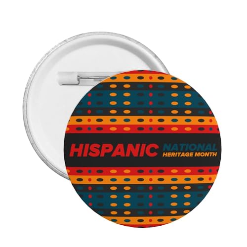 National Hispanic Heritage Month Pins Runde Brosche Button Abzeichen Aufkleber Zeichen Metall Pin National Hispanic Heritage Month Pins Runde Brosche Button Abzeichen Aufkleber Zeichen Metall Pin von KWQDOZF