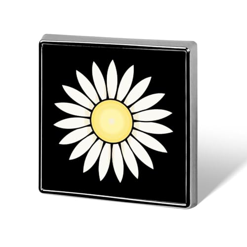 Nature Flowers Daisy Brooch Pins for Women Men Square Collar Lapel Pins Coat Jacket Accessories Nature Flowers Daisy Brooch Pins for Women Men Square Collar Lapel Pins Coat Jacket Accessories von KWQDOZF