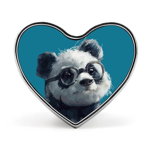 Niedliche Robbe mit Brille, lustige Broschen, Anstecknadeln, personalisierte Hemd-Anstecknadeln, Geschenke, Accessoires für Kleidung, Hüte von KWQDOZF