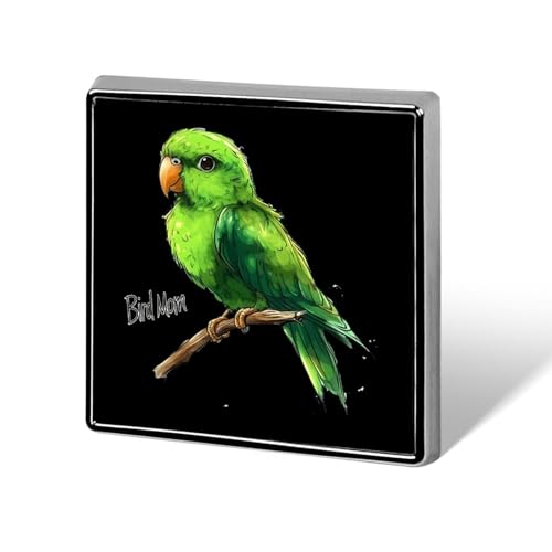 Parrot Bird Mom Brooch Pins for Women Men Square Collar Lapel Pins Coat Jacket Accessories Parrot Bird Mom Brooch Pins for Women Men Square Collar Lapel Pins Coat Jacket Accessories von KWQDOZF