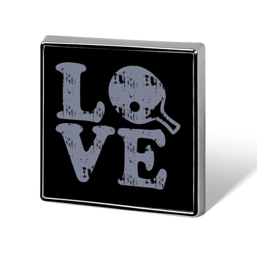 Ping Pong Love Brooch Pins for Women Men Square Collar Lapel Pins Coat Jacket Accessories Ping Pong Love Brooch Pins for Women Men Square Collar Lapel Pins Coat Jacket Accessories von KWQDOZF