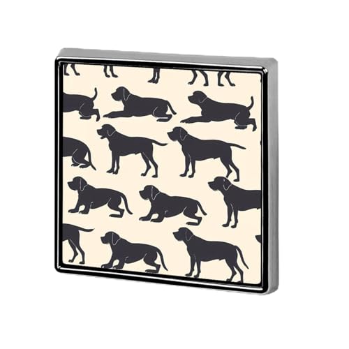 Quadratische Revers-Krawattennadeln mit Labrador-Muster, lustige Brosche, Anstecknadel, Knopf, Abzeichen, Hut, Kleidung, Zubehör für Männer und Frauen Quadratische Revers-Krawattennadeln mit Labrador-Muster, lustige Brosche, Anstecknadel, Knopf, Abzeichen, Hut, Kleidung, Zubehör für Männer und Frauen von KWQDOZF