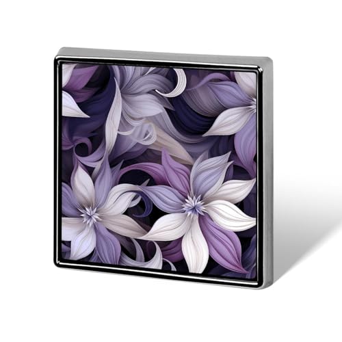 Redbud Purple Flower Plant Brooch Pins for Women Men Square Collar Lapel Pins Coat Jacket Accessories Redbud Purple Flower Plant Brooch Pins for Women Men Square Collar Lapel Pins Coat Jacket Accessories von KWQDOZF