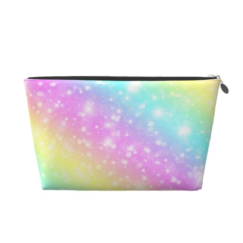Regenbogen-Make-up-Tasche für Frauen, Kosmetiktaschen, Organizer, kleine Make-up-Tasche für Geldbörse, Geschenk von KWQDOZF