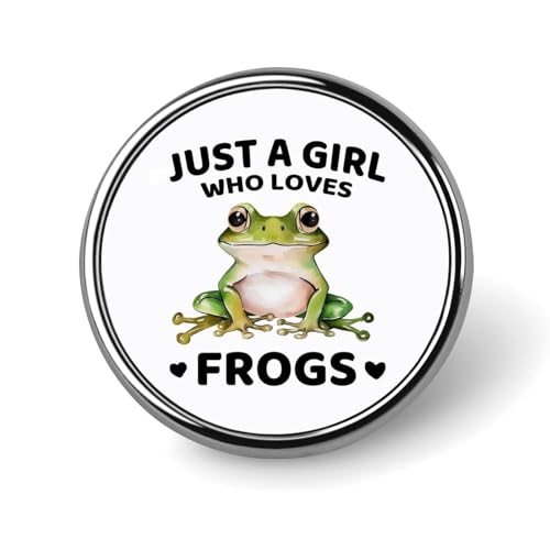 Runde Brosche mit Cartoon-Motiv „Frosch, Anstecknadel, Revers, Krawattennadel für Damen und Herren, Büroangestellte, Lehrer, Dekoration Runde Brosche mit Cartoon-Motiv „Frosch, Anstecknadel, Revers, Krawattennadel für Damen und Herren, Büroangestellte, Lehrer, Dekoration von KWQDOZF