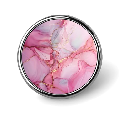 Runde Brosche mit Marmor-Motiv, Rosagold, Anstecknadel, Revers, Krawattennadel für Damen und Herren, Büroangestellte, Lehrer, Dekoration Runde Brosche mit Marmor-Motiv, Rosagold, Anstecknadel, Revers, Krawattennadel für Damen und Herren, Büroangestellte, Lehrer, Dekoration von KWQDOZF