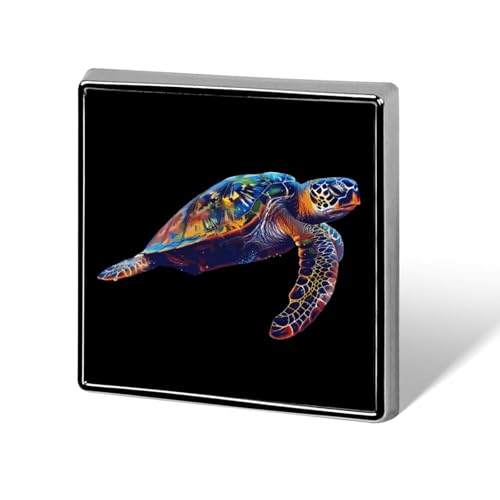 Schildkröte, bunte, lustige Anstecknadeln, Knopf, Brosche, Abzeichen, Hut, Kleidung, Tasche, Schmuck für Männer und Frauen von KWQDOZF