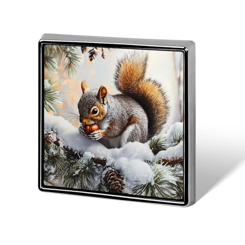 Squirrel Cute Animal Brooch Pins for Women Men Square Collar Lapel Pins Coat Jacket Accessories Squirrel Cute Animal Brooch Pins for Women Men Square Collar Lapel Pins Coat Jacket Accessories von KWQDOZF