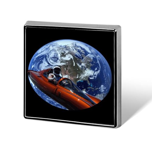 Starman im Weltraum, lustige Anstecknadeln, Knopf, Brosche, Abzeichen, Hut, Kleidung, Tasche, Schmuck für Männer und Frauen von KWQDOZF