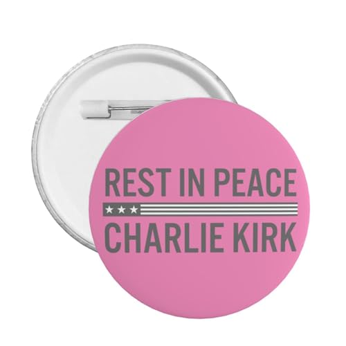 Stück Rest In Peace Charlie Kirk Pins und Memorial Tribute Charlie 1993-2025 Button Runde Abzeichen Brosche Dekoration von KWQDOZF