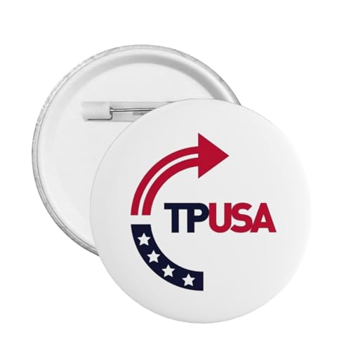 TPUSA Turning Point USA Button Pin rund Abzeichen für Hut Shirt Kleidung von KWQDOZF