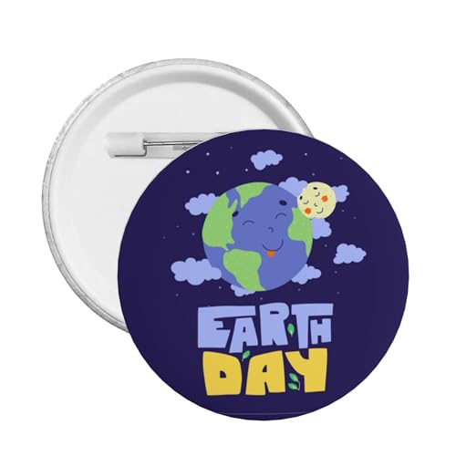 Tag der Erde Pins Runde Brosche Button Abzeichen Aufkleber Zeichen Metall Pin Abzeichen Tag der Erde Pins Runde Brosche Button Abzeichen Aufkleber Zeichen Metall Pin Abzeichen von KWQDOZF