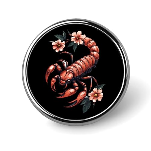 Tattoo Scorpion Brooch Pins for Women Men Cute Badge Lapel Pins for Backpack Dress Accessories Tattoo Scorpion Brooch Pins for Women Men Cute Badge Lapel Pins for Backpack Dress Accessories von KWQDOZF