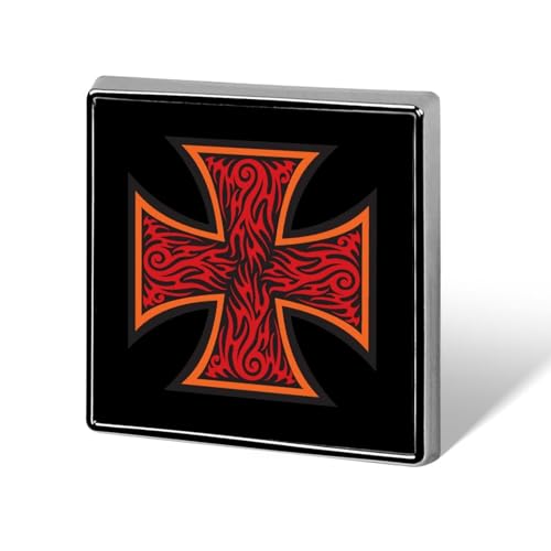 Tattoo Style Iron Cross Brooch Pins for Women Men Square Collar Lapel Pins Coat Jacket Accessories Tattoo Style Iron Cross Brooch Pins for Women Men Square Collar Lapel Pins Coat Jacket Accessories von KWQDOZF