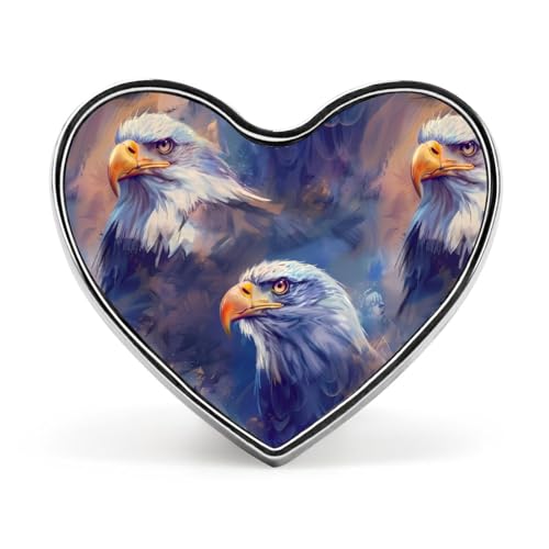 Weißkopfseeadler-Tierherz-Revers-Krawattennadeln, lustige Brosche, Anstecknadel, Knopf, Abzeichen, Hut, Kleidung, Zubehör für Männer und Frauen Weißkopfseeadler-Tierherz-Revers-Krawattennadeln, lustige Brosche, Anstecknadel, Knopf, Abzeichen, Hut, Kleidung, Zubehör für Männer und Frauen von KWQDOZF