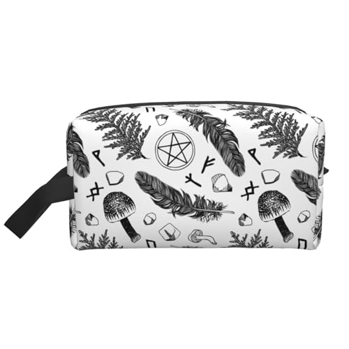 Witchcraft Reise-Kulturtasche Witchcraft Personalisierte Reise-Make-up-Tasche Große Kapazität Mit Reißverschluss Tragbare Reise-Kulturtasche In Mehreren Stilen, Geschenkidee Für Männer Und Frauen Reis von KWQDOZF