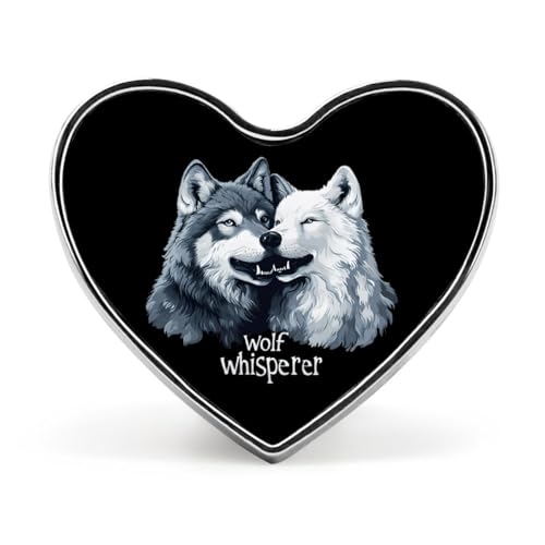 Wolf Whisperer Herz Revers Krawattennadeln Lustige Brosche Anstecknadel Button Abzeichen Hut Kleidung Zubehör für Männer Frauen Wolf Whisperer Herz Revers Krawattennadeln Lustige Brosche Anstecknadel Button Abzeichen Hut Kleidung Zubehör für Männer Frauen von KWQDOZF